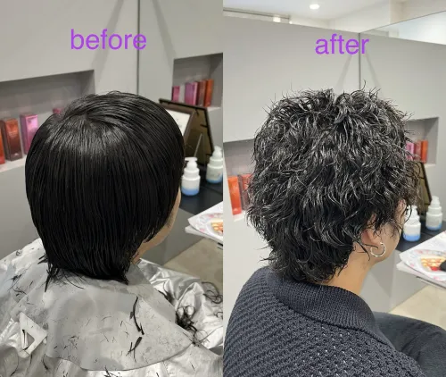 漢ツイストスパイラルパーマ