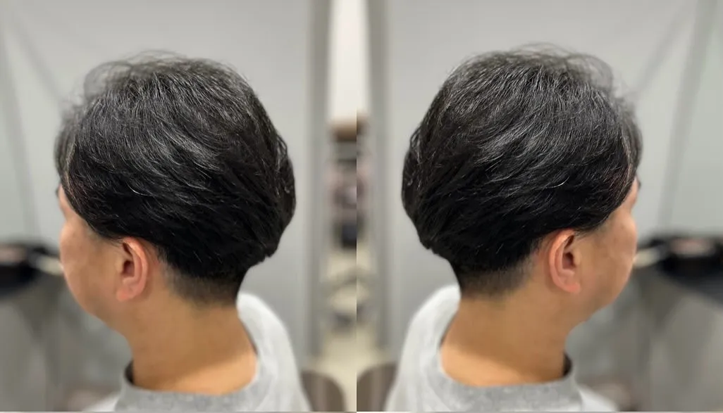 大人のフェザーパーマ