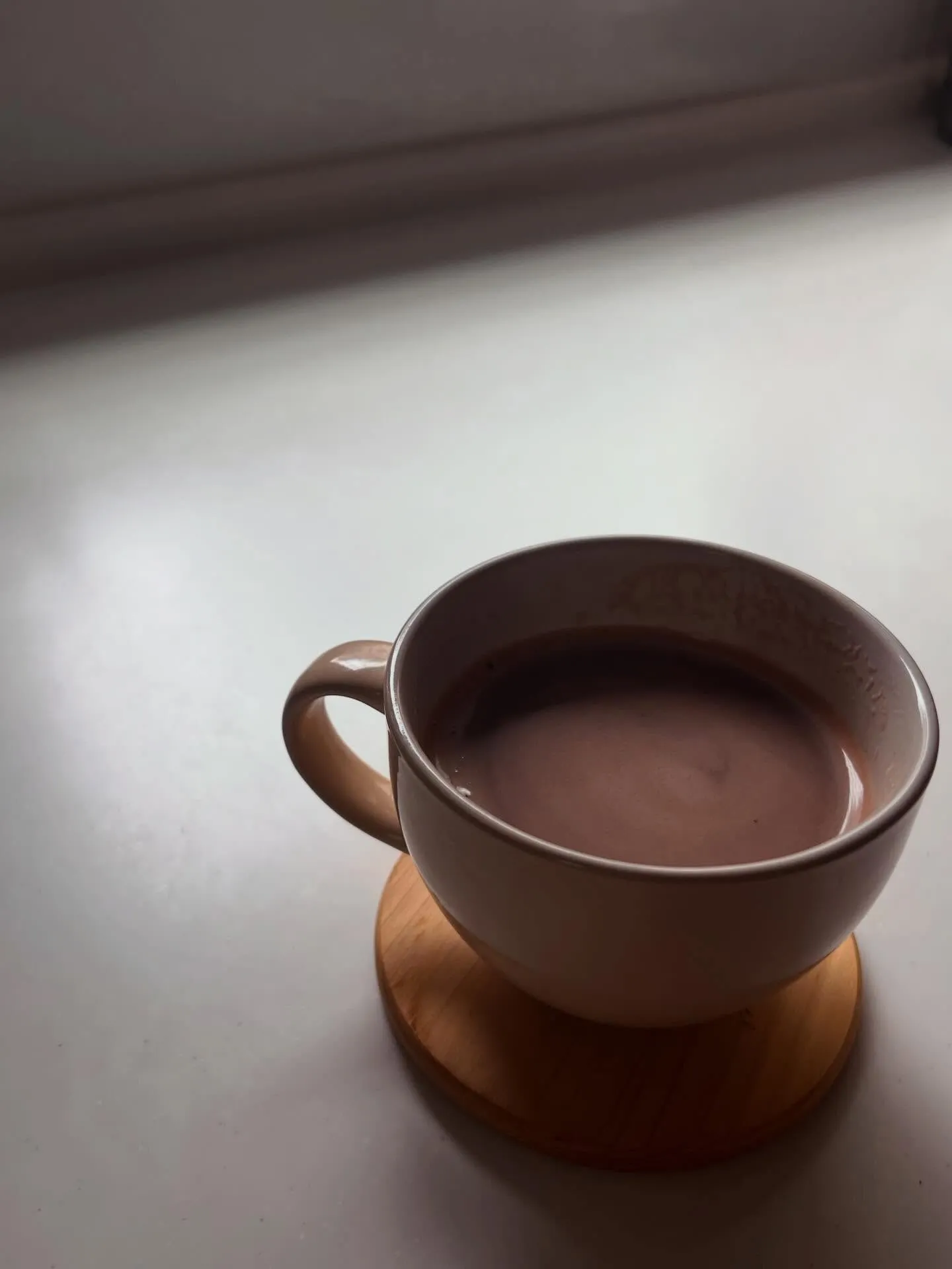 ２月　今月のドリンク　ココア